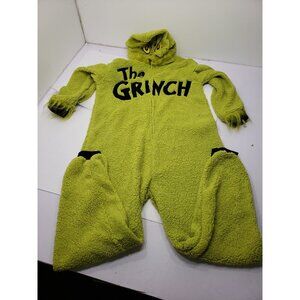 The Grinch One Piece Pajamas Size XL Union Suit Boy Girl Christmas Costume